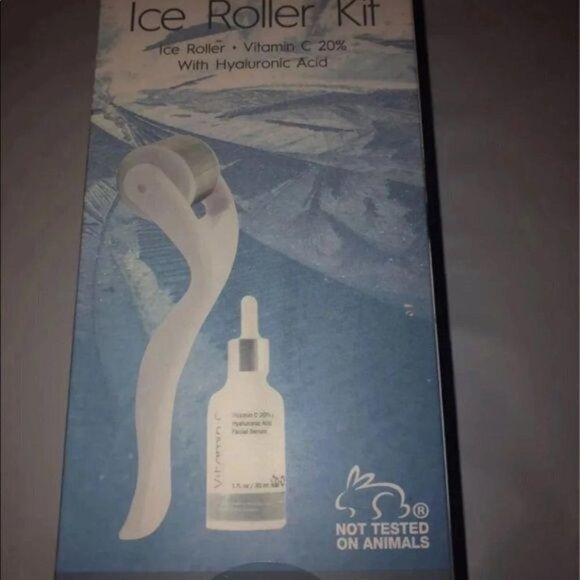 Ice Roller Kit with Face Serum Brand New In Box Skincare Puffiness Pores Wrinkle - Picture 2 of 7
